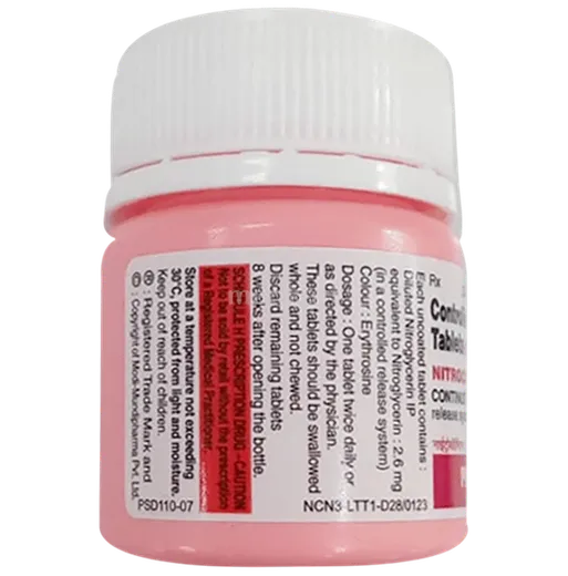 nitrocontin 2.6mg tablet 30's